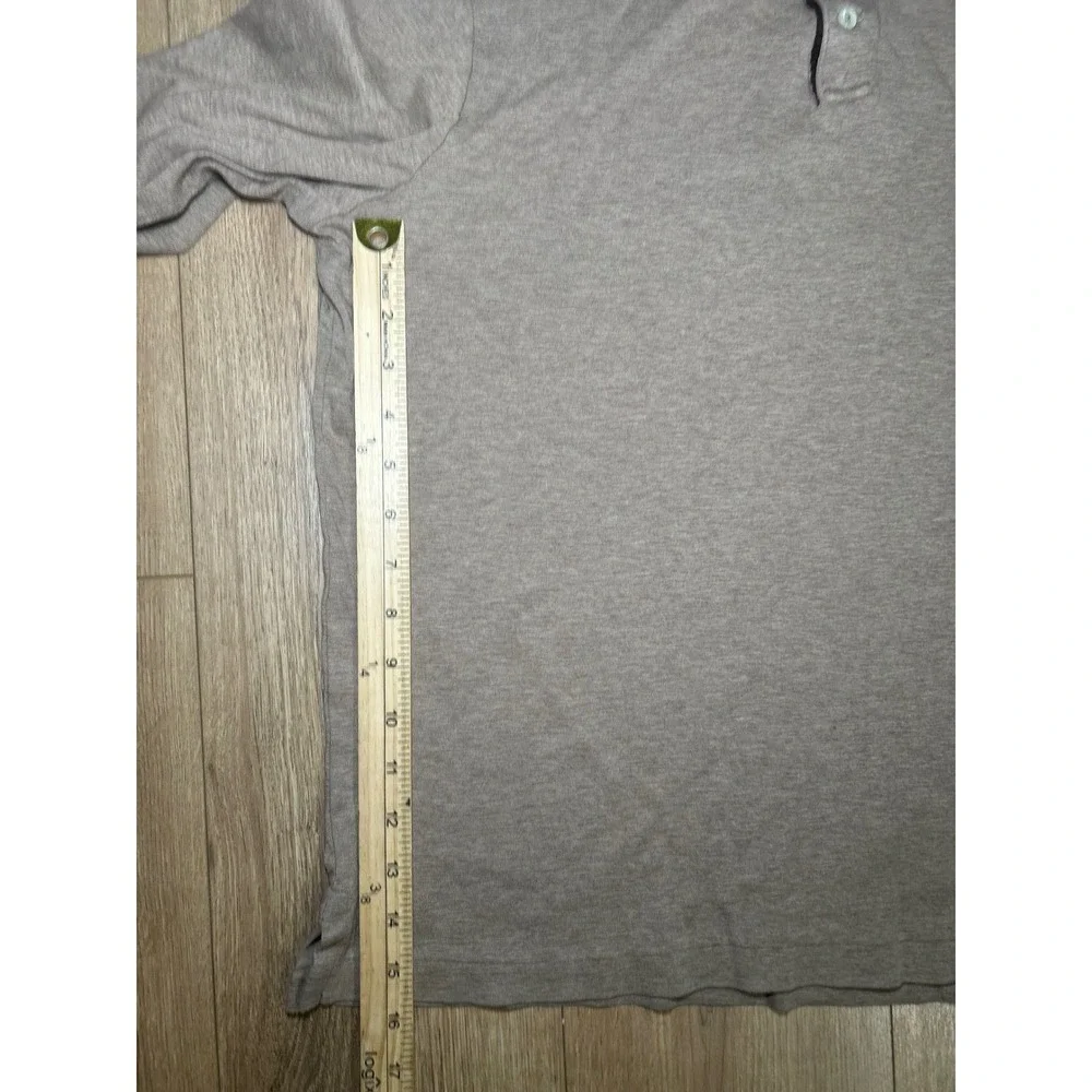 Polo Ralph Lauren Men's Long‎ Sleeve Polo Shirt Classic Fit Tan L